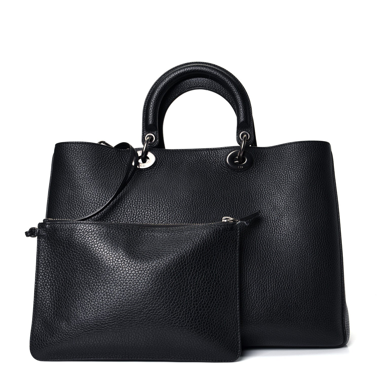 Christian Dior Bullcalf Large Diorissimo Tote Black 1 of 5