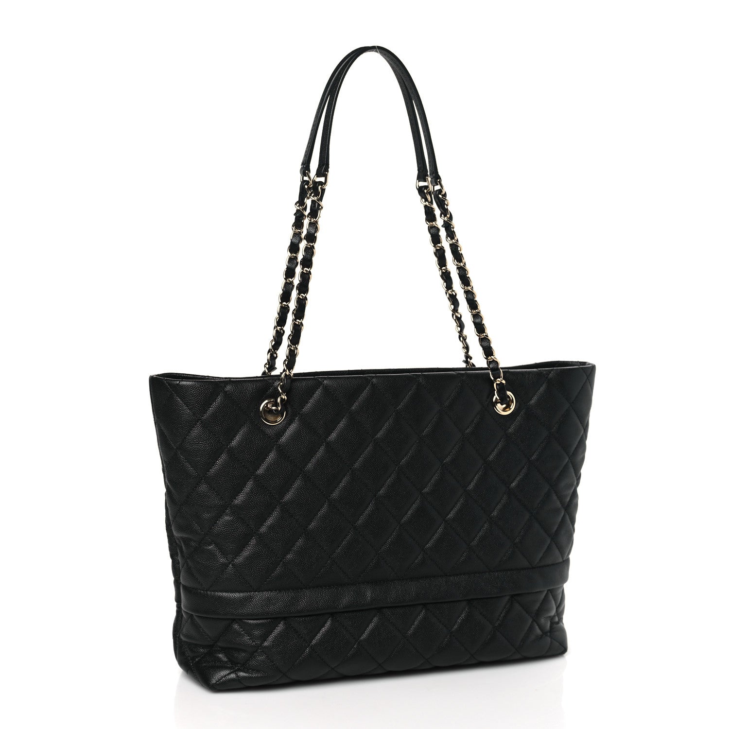 Chanel Caviar Quilted Rolled Up Tote Black 3 of 10