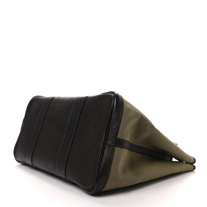 Hermes Toile Buffle Garden Party P36 MM Vert Olive Marron Fonce 8 of 9