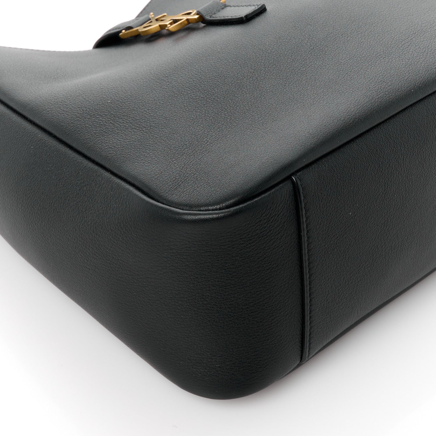 Saint Laurent Smooth Calfskin Small Le 5 A 7 Soft Hobo Black 8 of 9