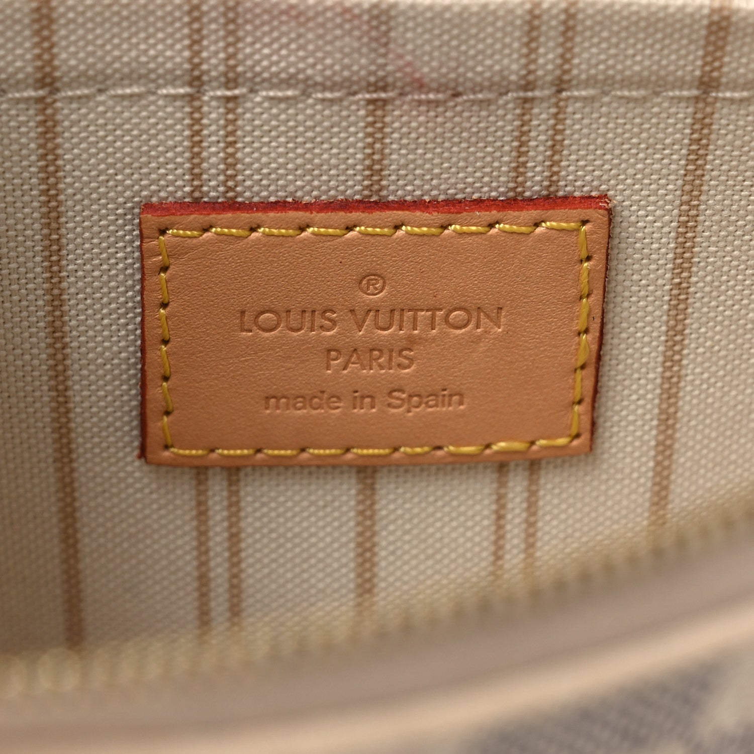 Louis Vuitton Damier Azur Neverfull MM GM Pochette 6 of 7