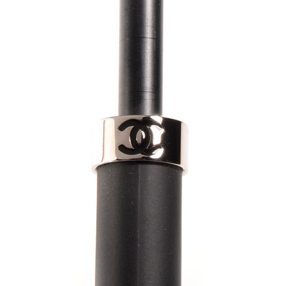 Chanel Coco Mademoiselle CC Graffiti Umbrella Blue Black 7 of 10