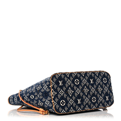 Louis Vuitton Jacquard Since 1854 Neverfull MM Blue 4 of 10