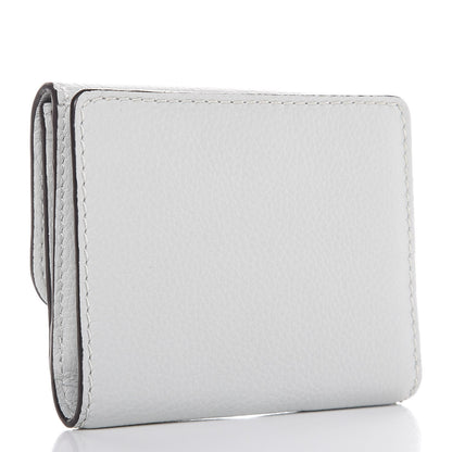Chloe Grained Calfskin Marcie Square Wallet Atoll Blue 3 of 9
