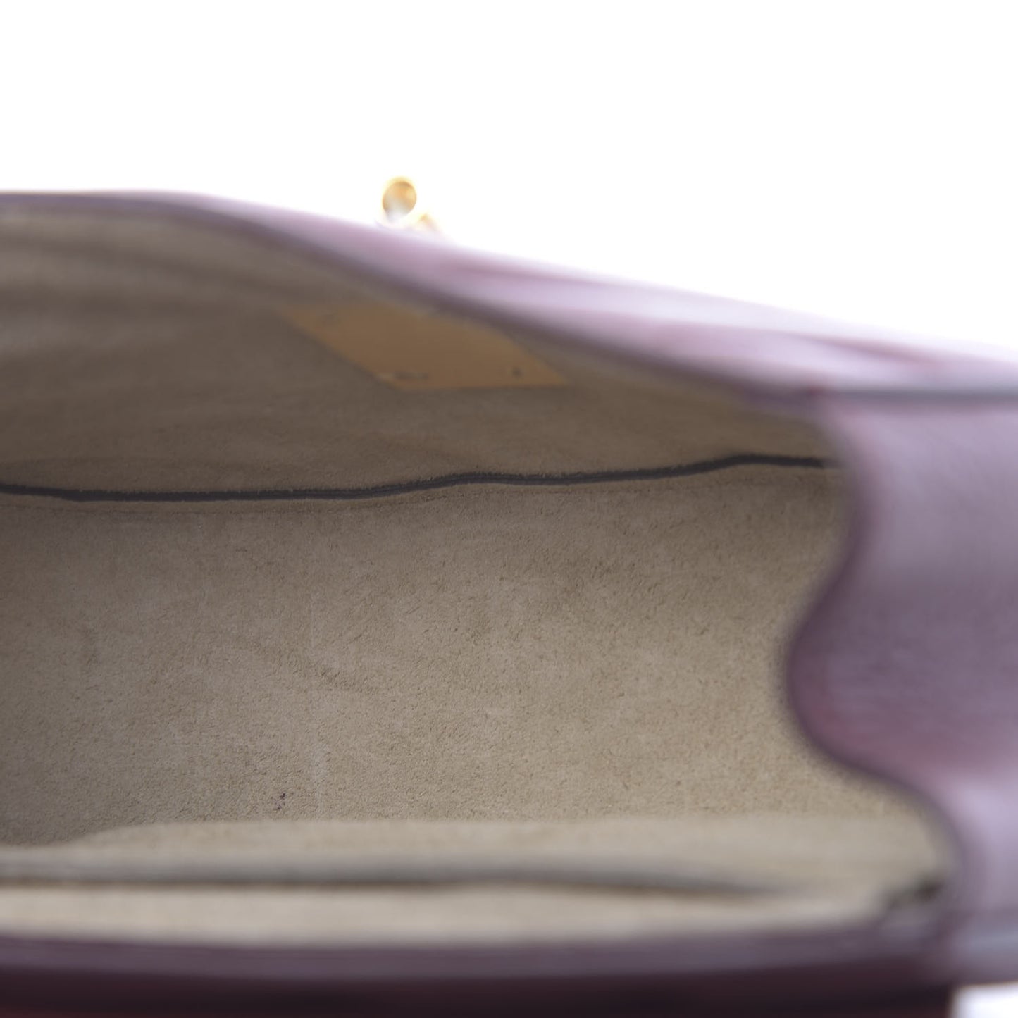 Calfskin Quilted Mini Drew Bijou Shoulder Bag Plum Purple