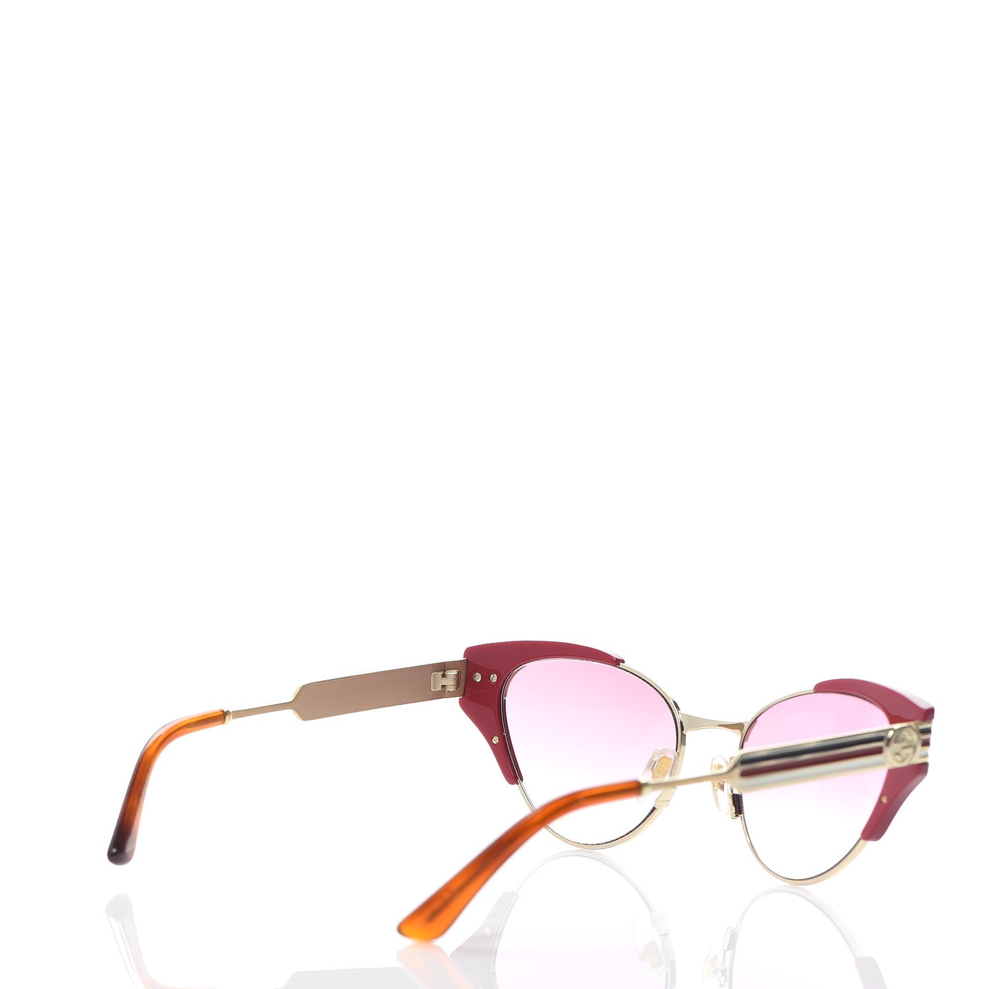 Cat Eye Web Sunglasses GG0522S Red