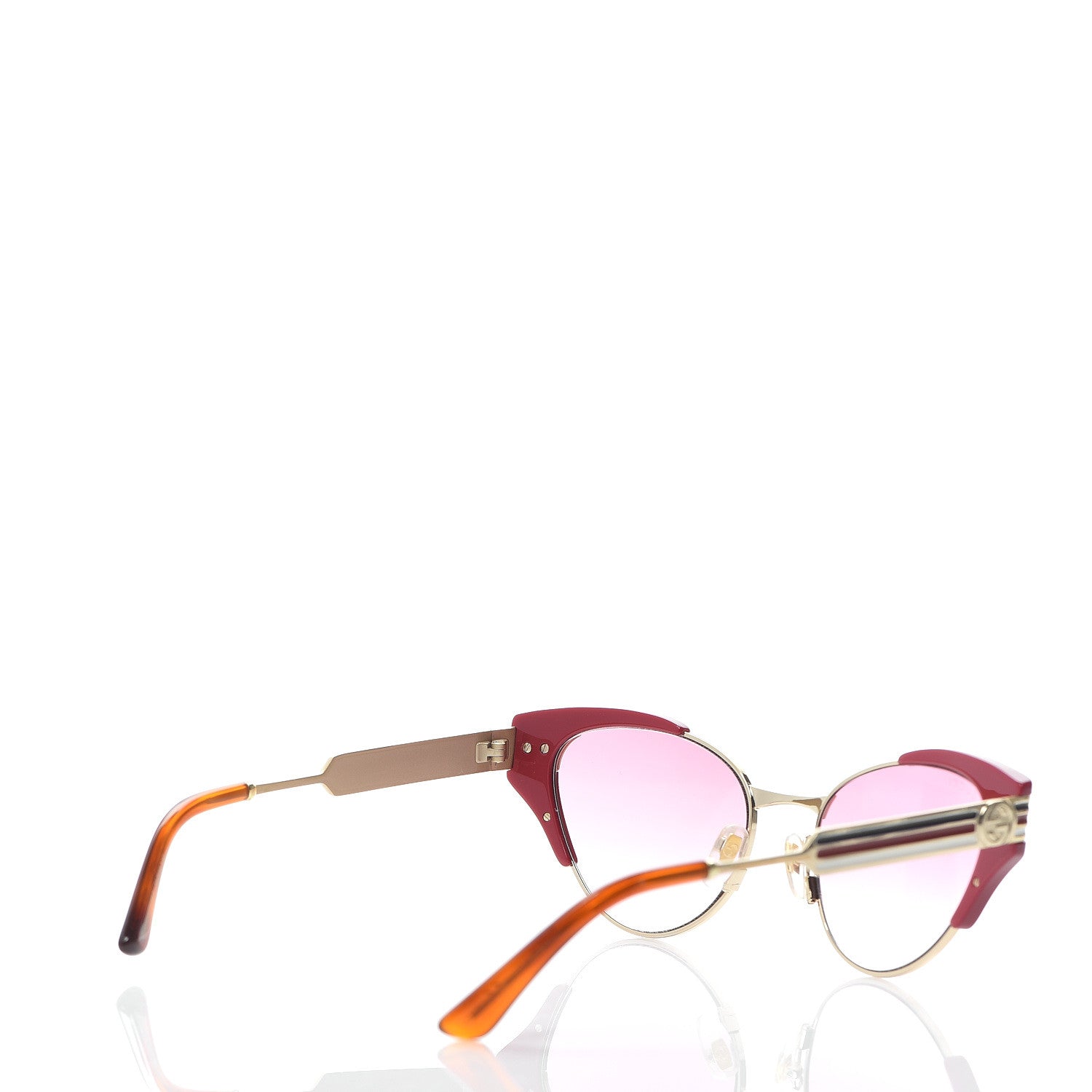 Gucci Cat Eye Web Sunglasses GG0522S Red 4 of 6