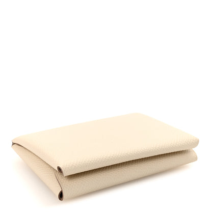 Hermes Epsom Calvi Duo Card Case Craie 4 of 7
