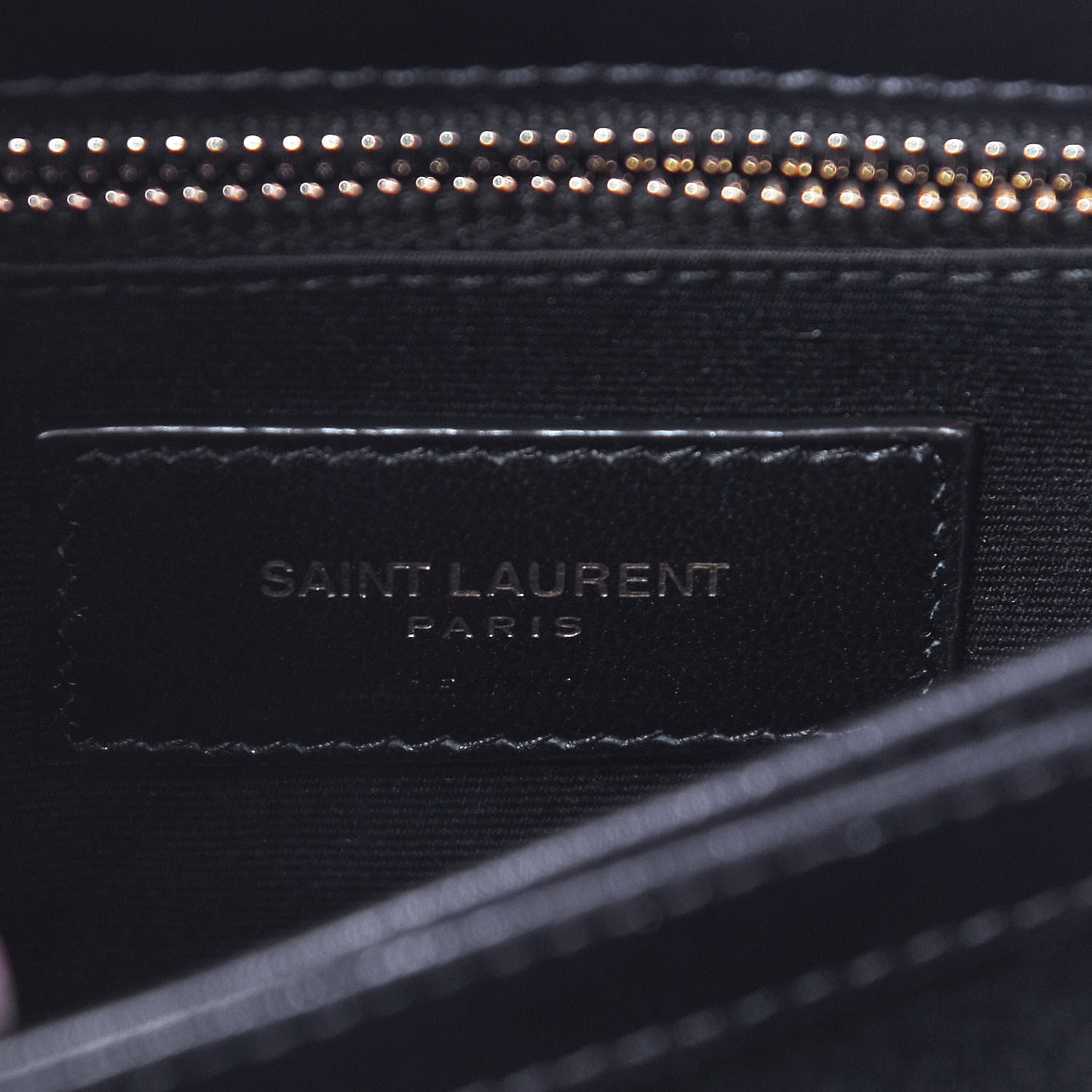 Saint Laurent Velvet Y Quilted Monogram Toy Loulou Crossbody Bag Navy 6 of 11
