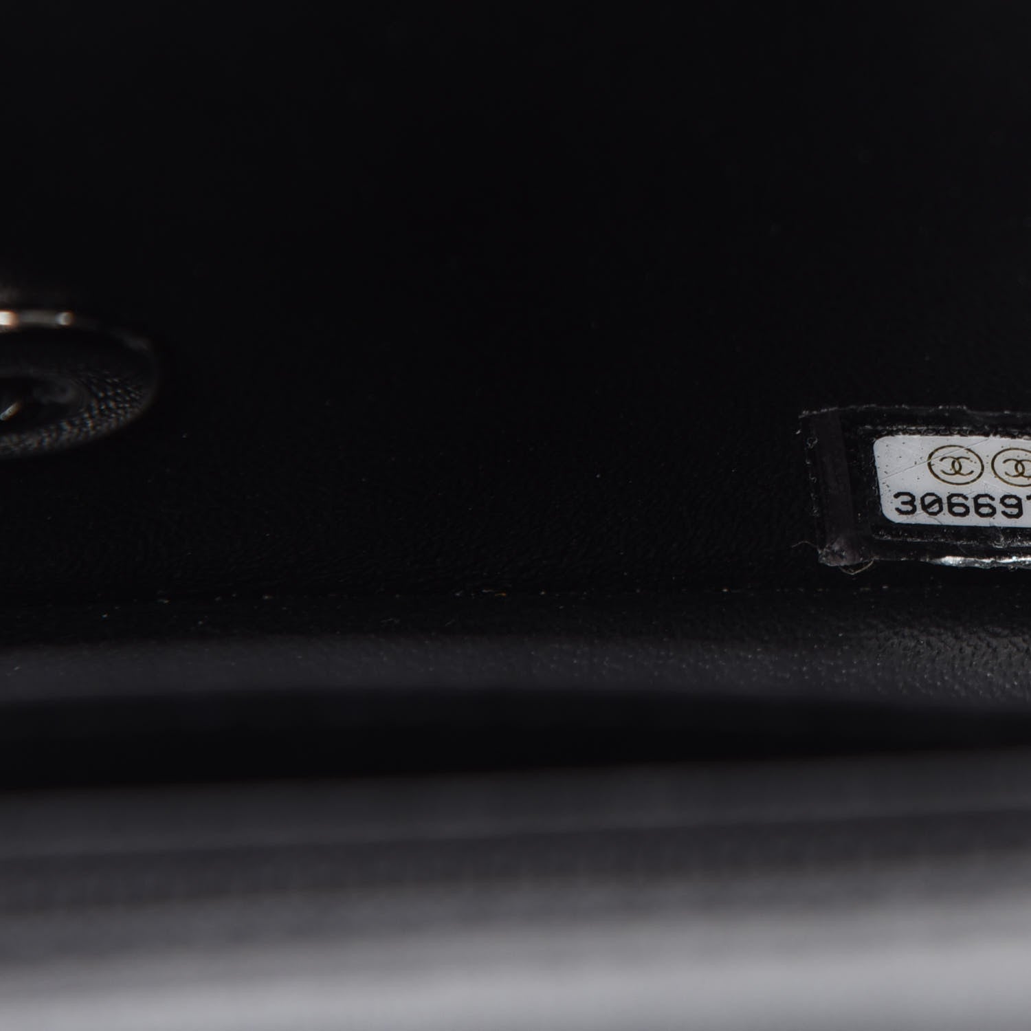 Chanel Lambskin Quilted Mini Square Flap Black 9 of 11