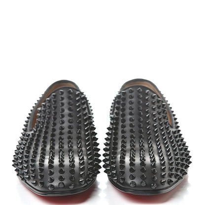 Christian Louboutin Calfskin Spikes Mens Dandelion Flat Loafer 44 Black 2 of 10