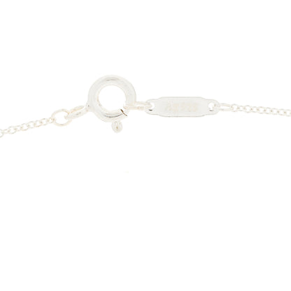 Tiffany Sterling Silver Mini Oval Key Pendant Necklace 5 of 6