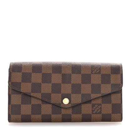 Louis Vuitton Damier Ebene Sarah Wallet NM 1 of 7