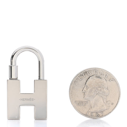 Hermes Lacquered Palladium Cadenas Quizz Rainbow Key Ring Camaieu De Bleus 2 of 3