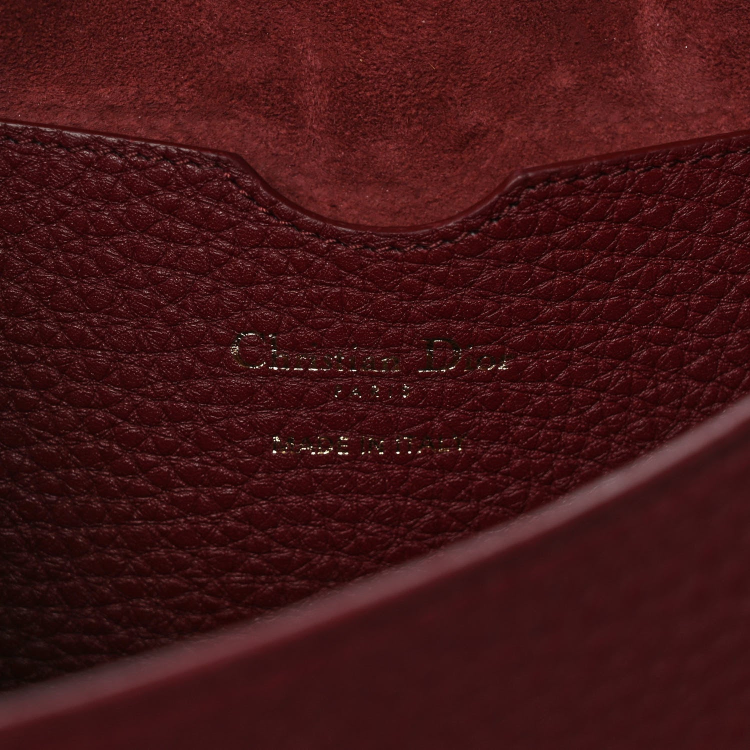 Christian Dior Grained Calfskin Large Bobby Flap Red Bricks 6 of 10