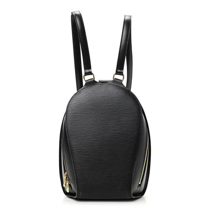 Louis Vuitton Epi Mabillon Backpack Black 1 of 9