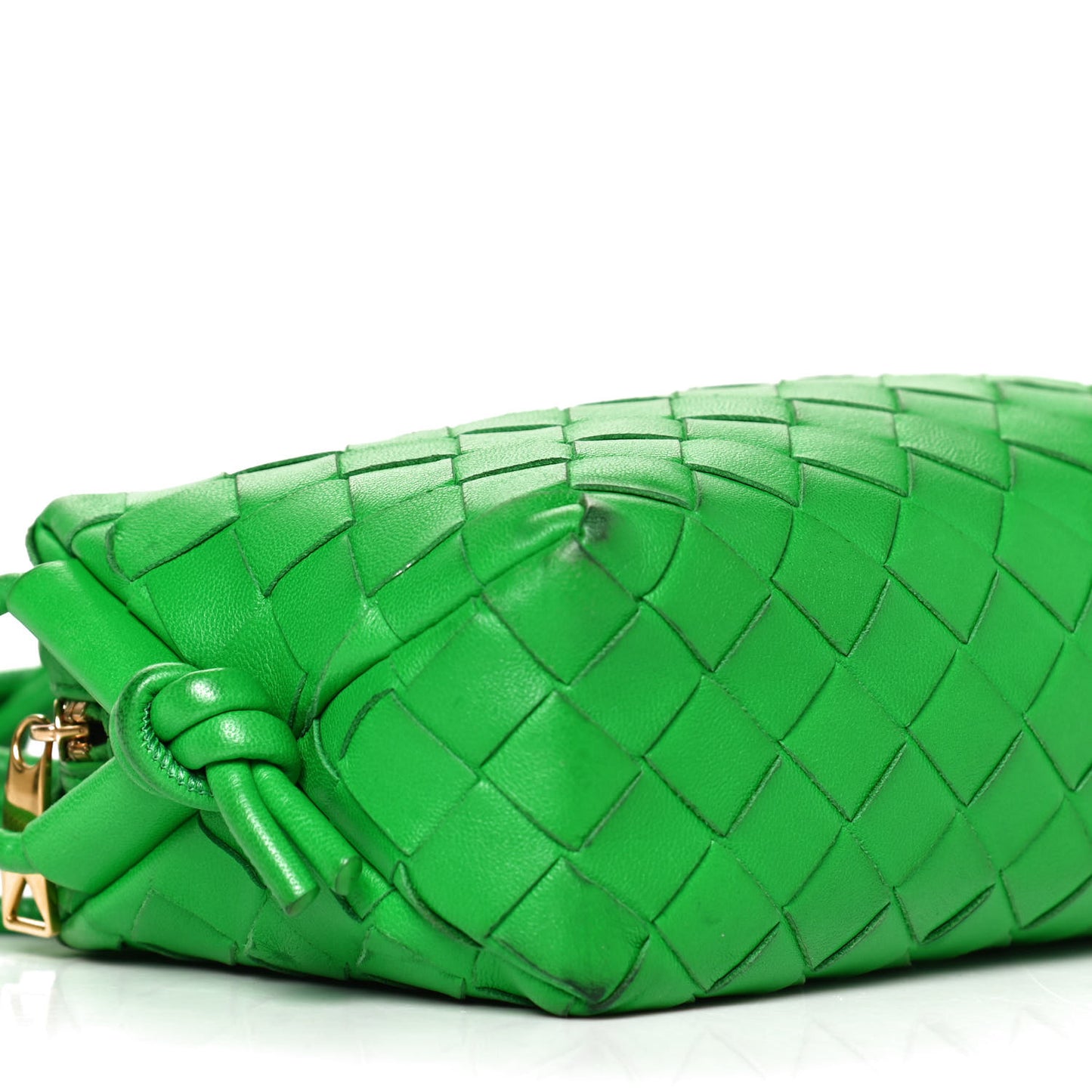 Nappa Intrecciato Mini Loop Camera Bag Parakeet