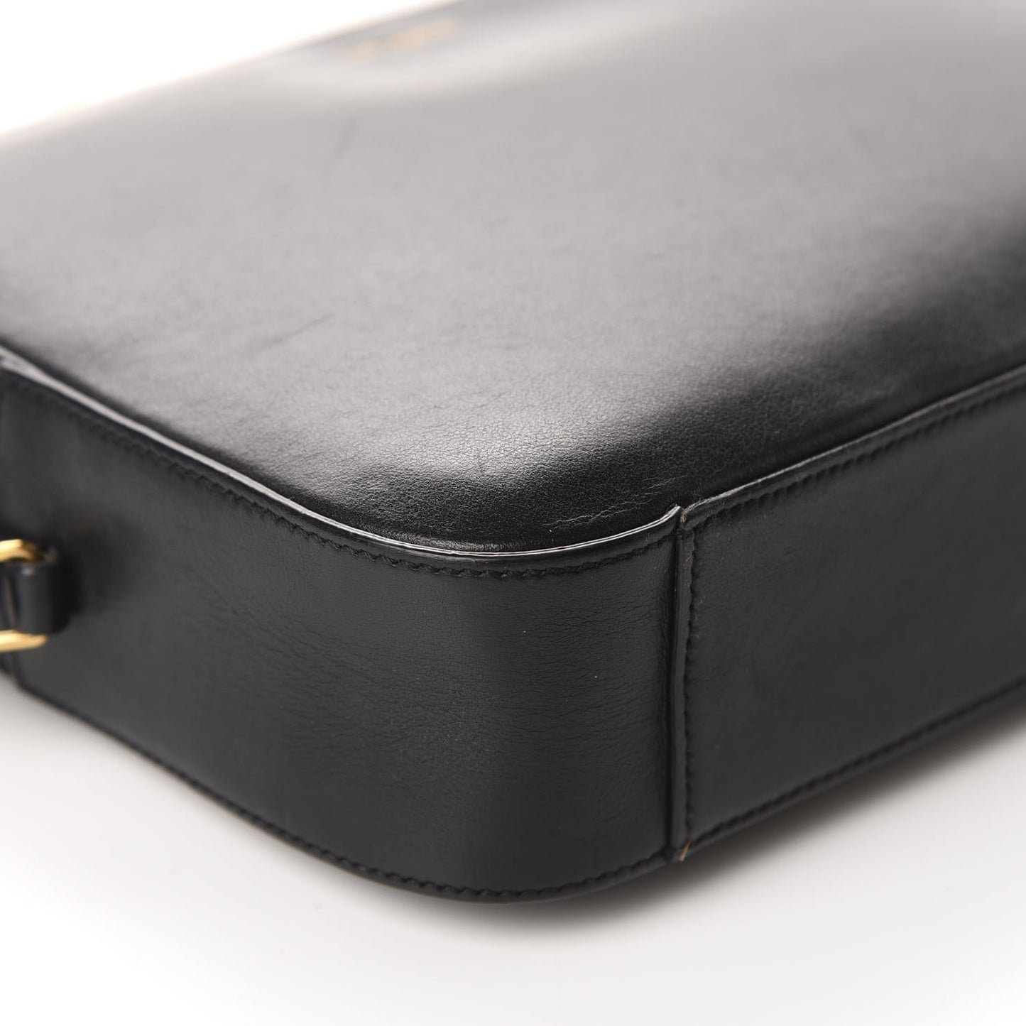 Calfskin Medium Classic Monogram Camera Bag Black