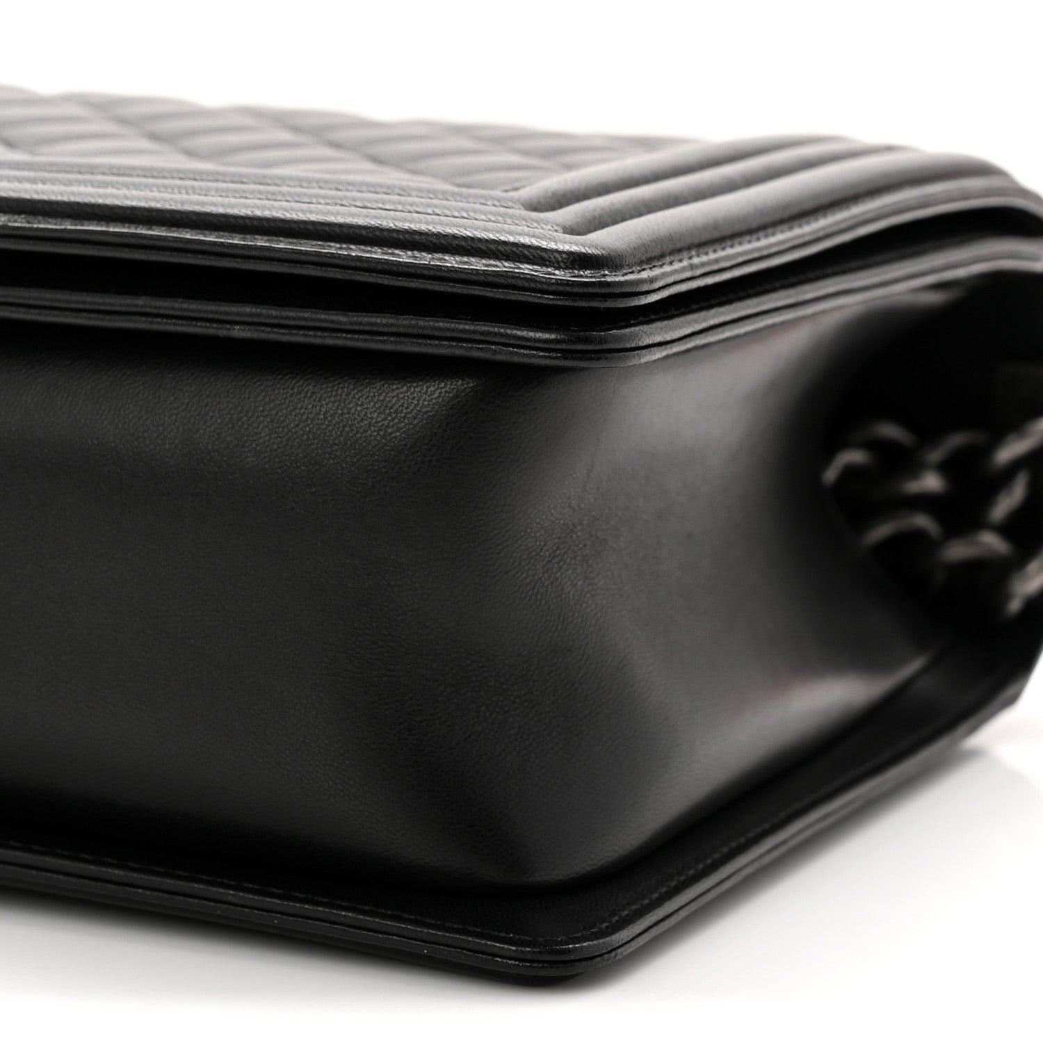 Chanel Lambskin Quilted New Medium Boy Flap Black 10 of 10