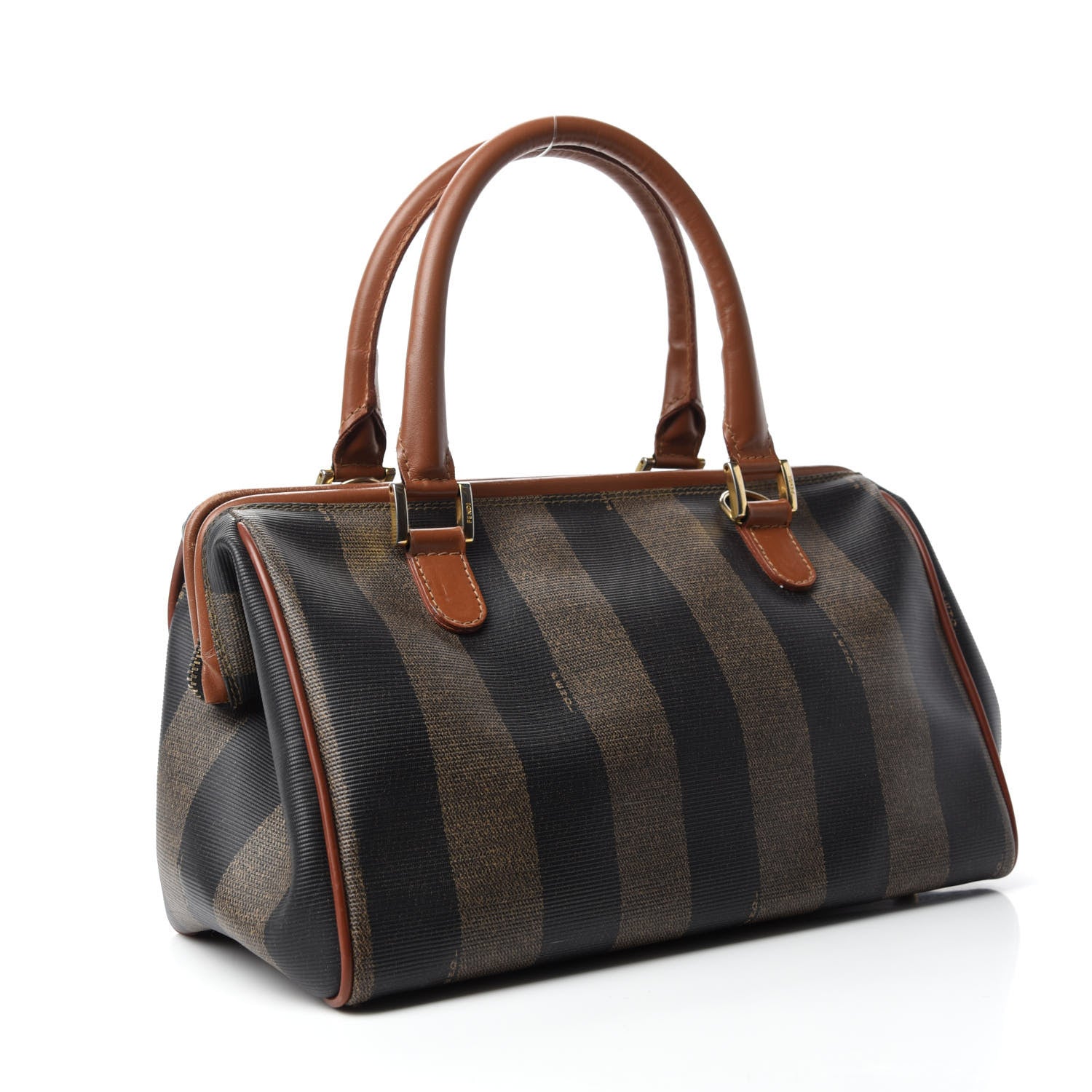 Fendi Pequin Spalmati Boston Cuoio 3 of 11