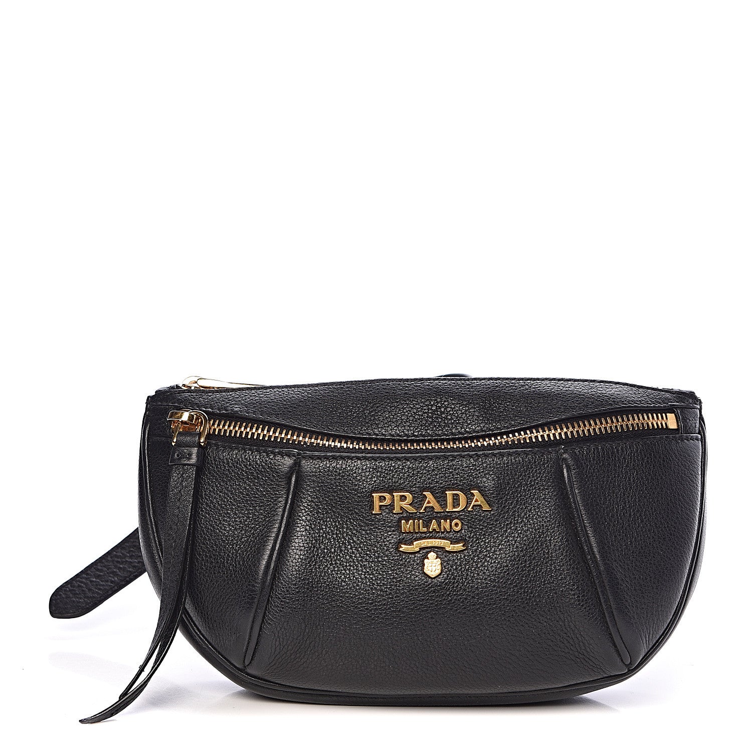 Prada Vitello Daino Small Belt Bag Black 1 of 11