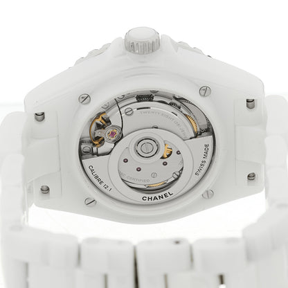 Chanel Stainless Steel Ceramic 38mm J12 Automatic Watch White 4 of 4