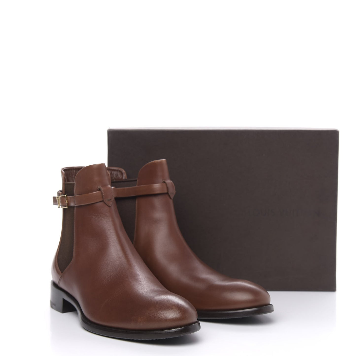 Calfskin Loyalty Flat Ankle Boots 38.5