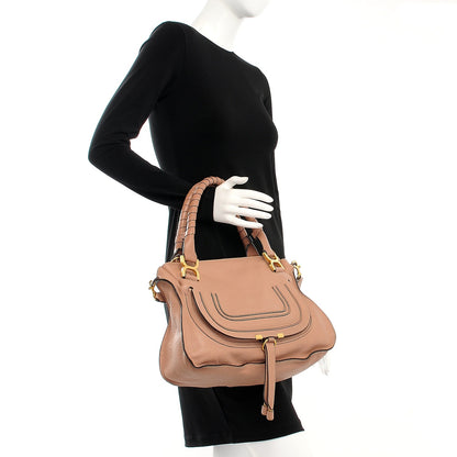 Chloe Calfskin Medium Marcie Satchel Nude 2 of 23