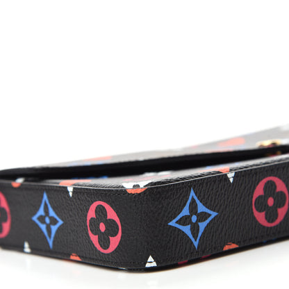 Louis Vuitton Game On Felicie Chain Wallet Black 6 of 11