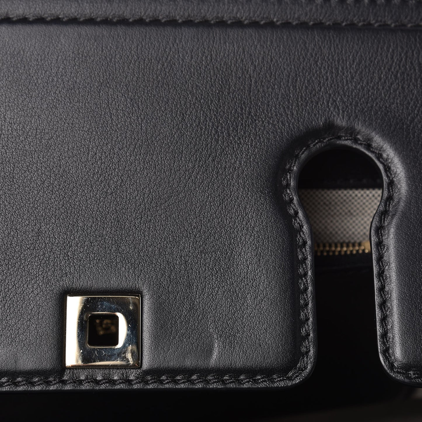 Calfskin Large Palazzo Empire Bag Black