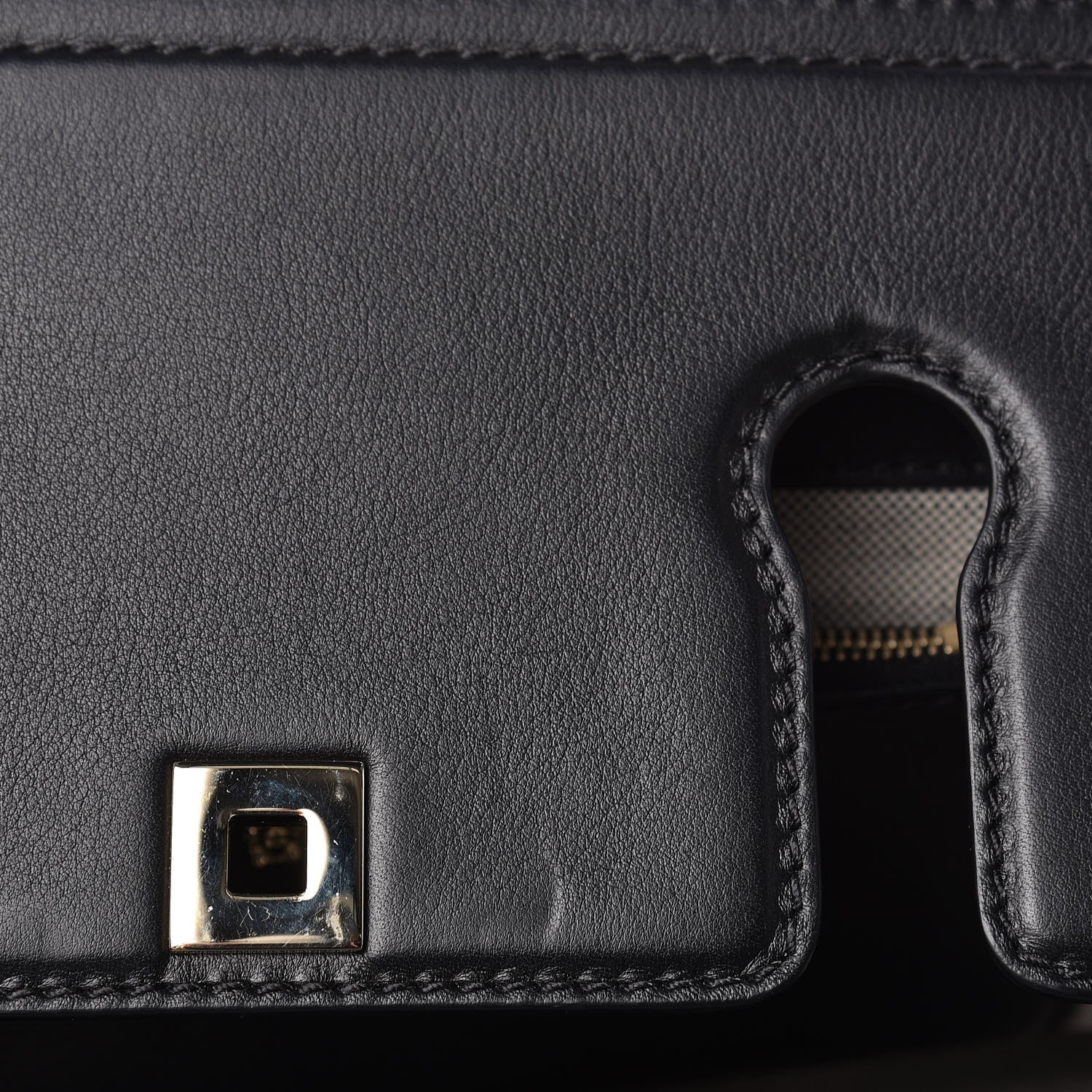 Versace Calfskin Large Palazzo Empire Bag Black 10 of 23
