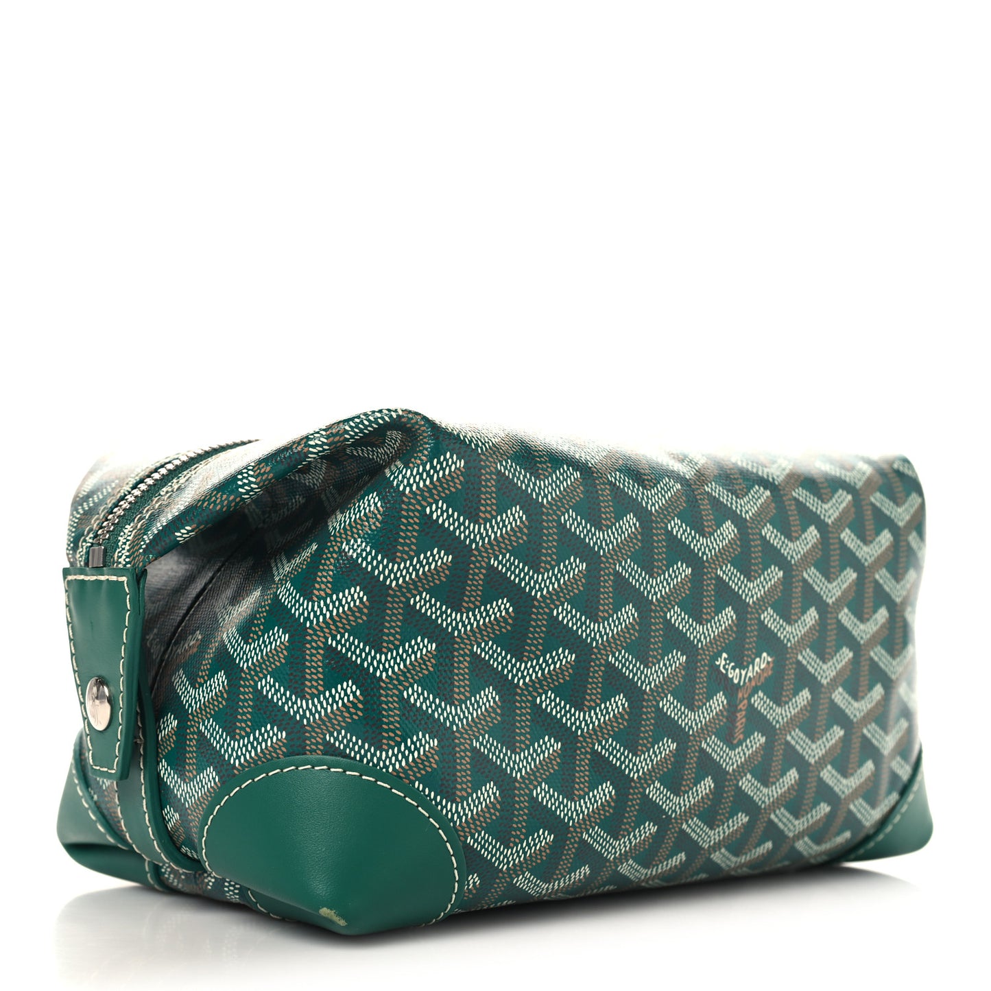 Goyardine Boeing 25 Trousse de Toilette Green