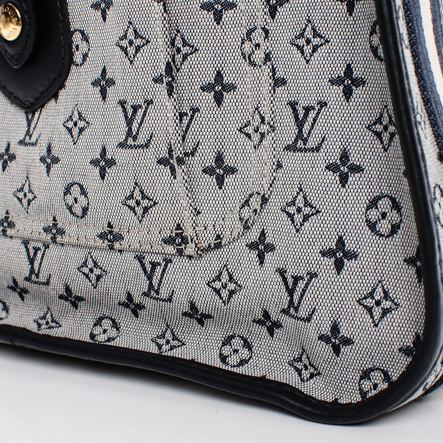 Mini Monogram Besace Mary Kate Blue