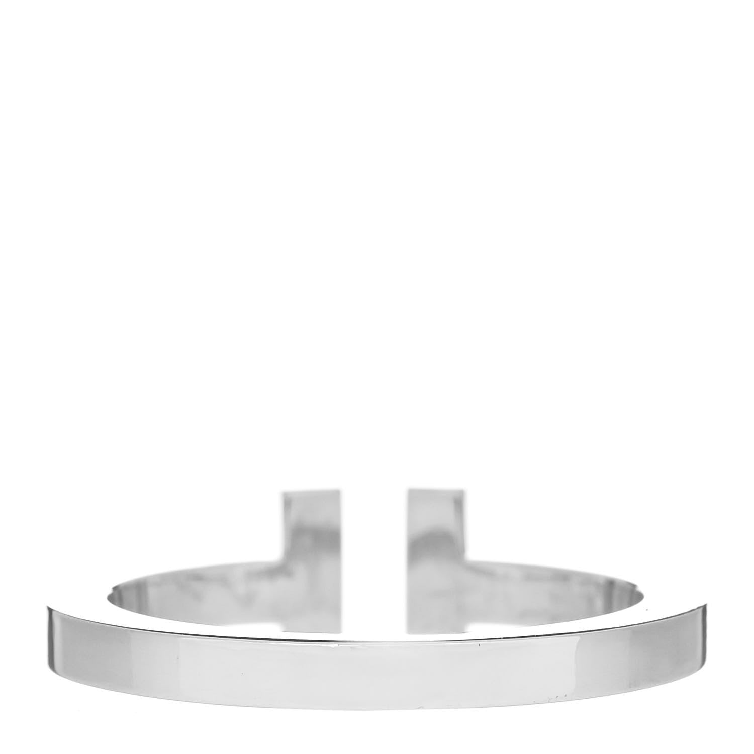 Tiffany Sterling Silver T Wire Ring 62 10 3 of 4