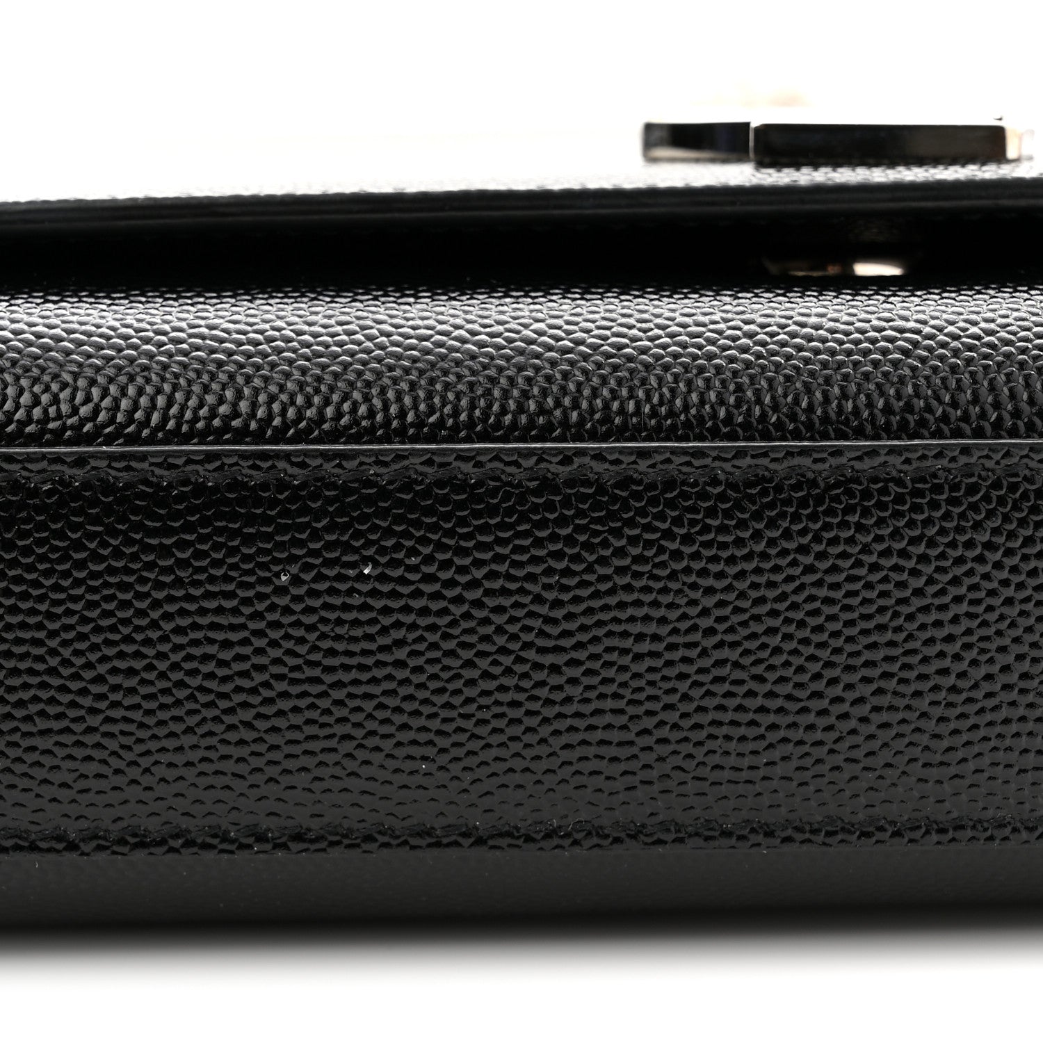 Saint Laurent Grain De Poudre Medium Classic Monogram Kate Satchel Black 11 of 11