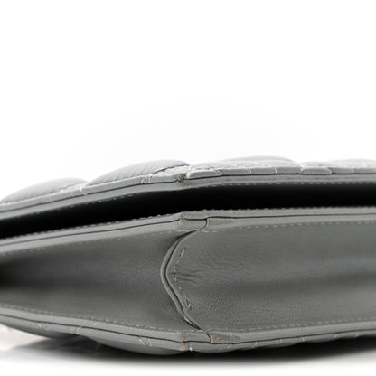 Christian Dior Lambskin Cannage Lady Dior Convertible Clutch Grey 9 of 16