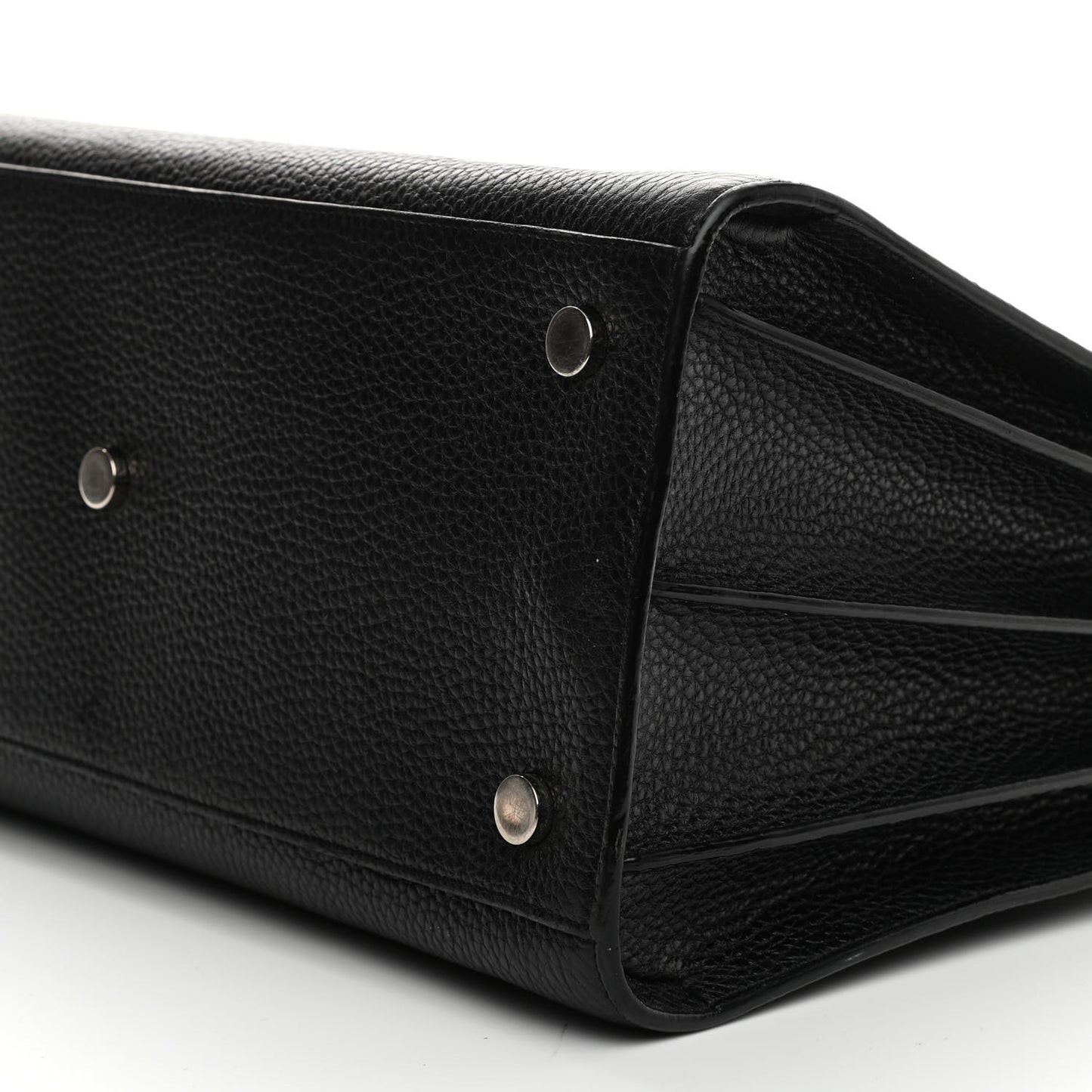 Grained Calfskin Large Sac De Jour Carryall Black