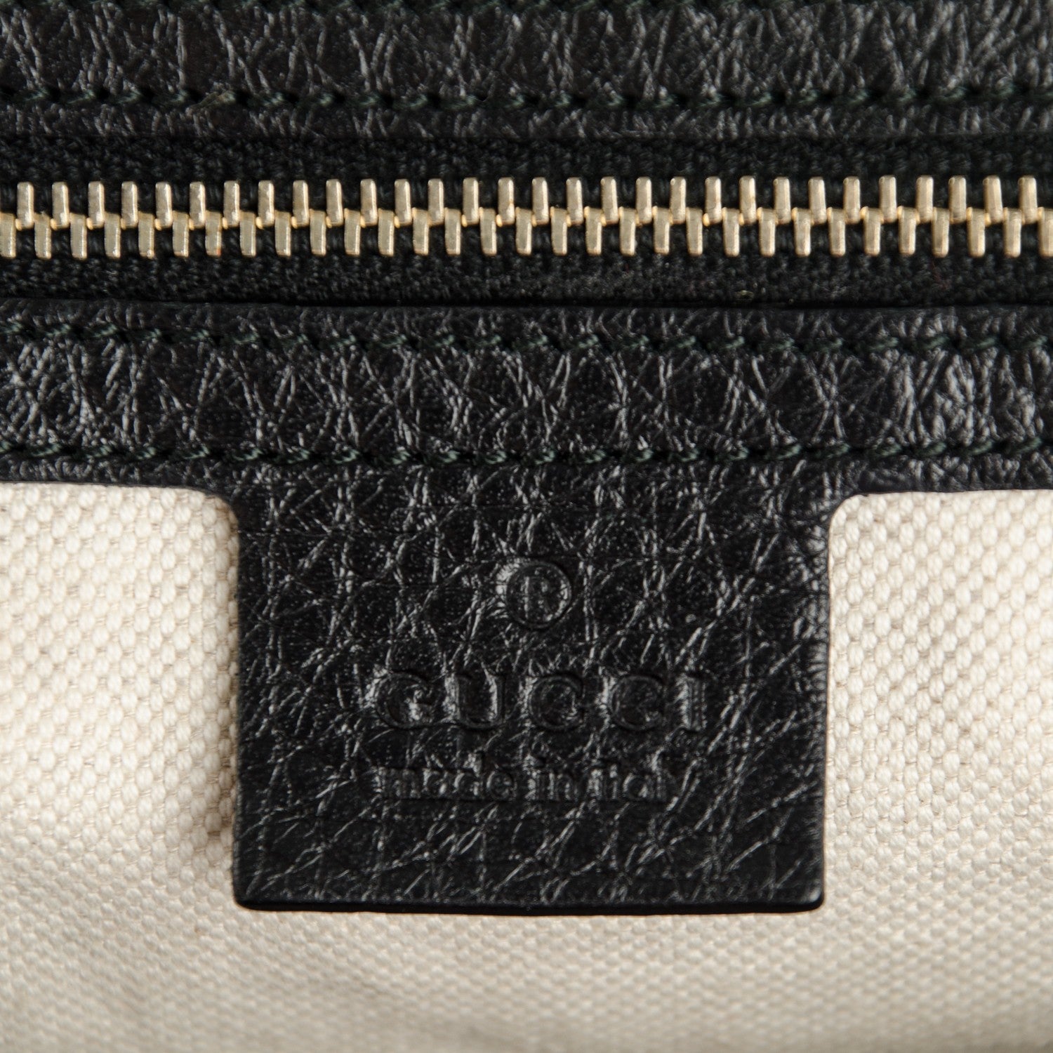Gucci Calfskin Vintage Web Medium Boston Black 5 of 8