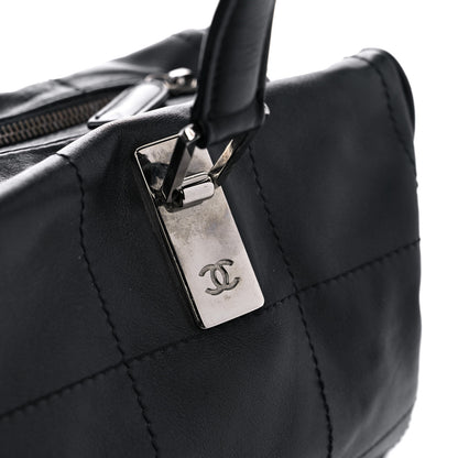 Chanel Lambskin Square Stitched Large Tote Black 19 of 22