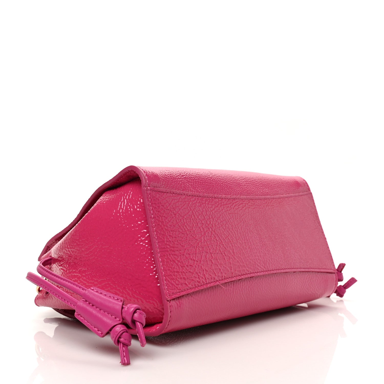 Mulberry Spongy Patent Calfskin Small Iris Tote Grey Pink 4 of 8
