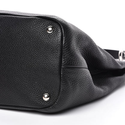 Prada Vitello Daino Hobo Black 8 of 12