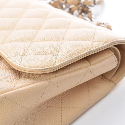 Chanel Caviar Quilted Jumbo Double Flap Beige Clair 11 of 14