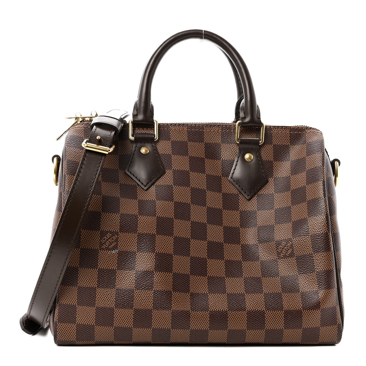 Damier Ebene Speedy Bandouliere 25