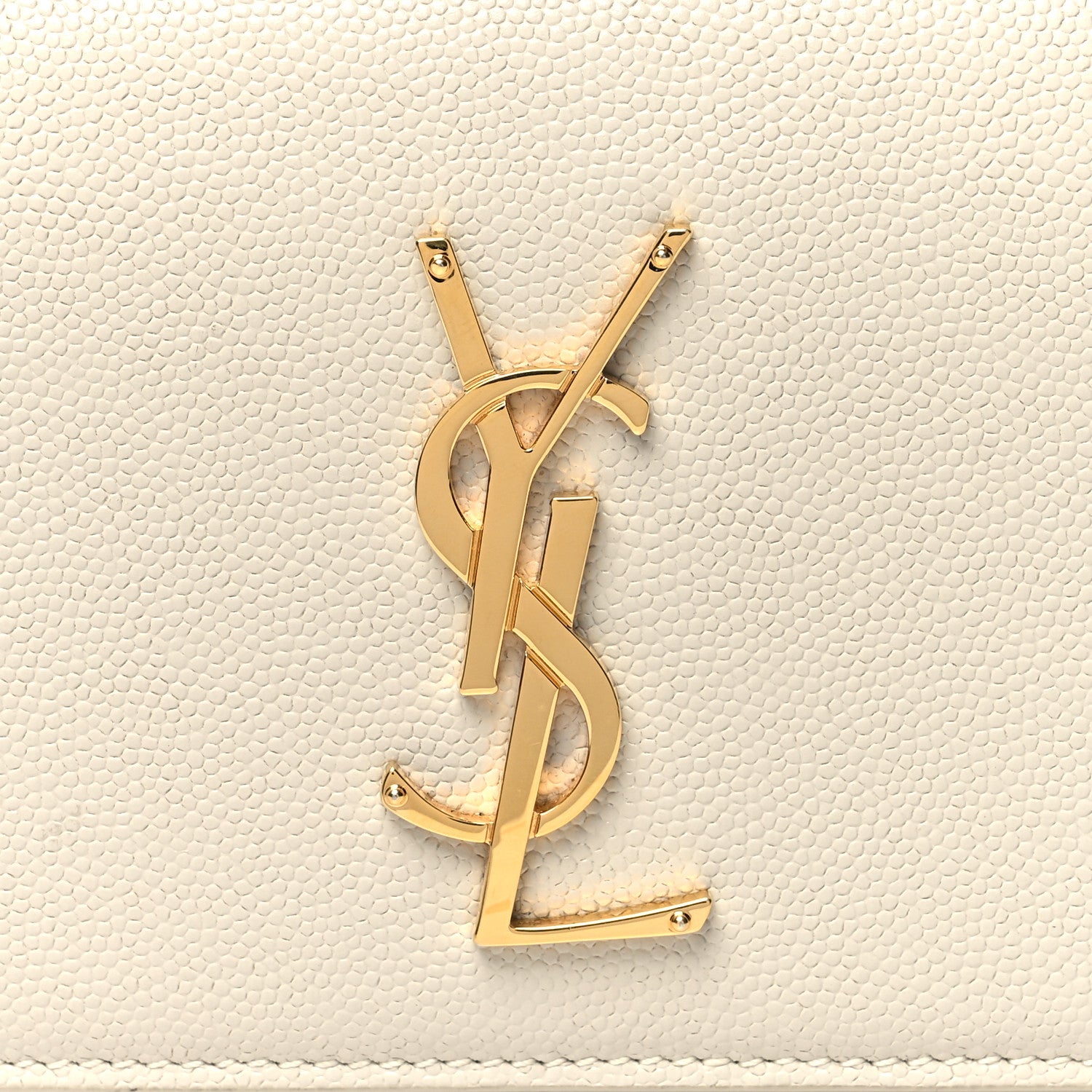 Saint Laurent Grain De Poudre Monogram Kate Belt Bag Crema Soft 7 of 9