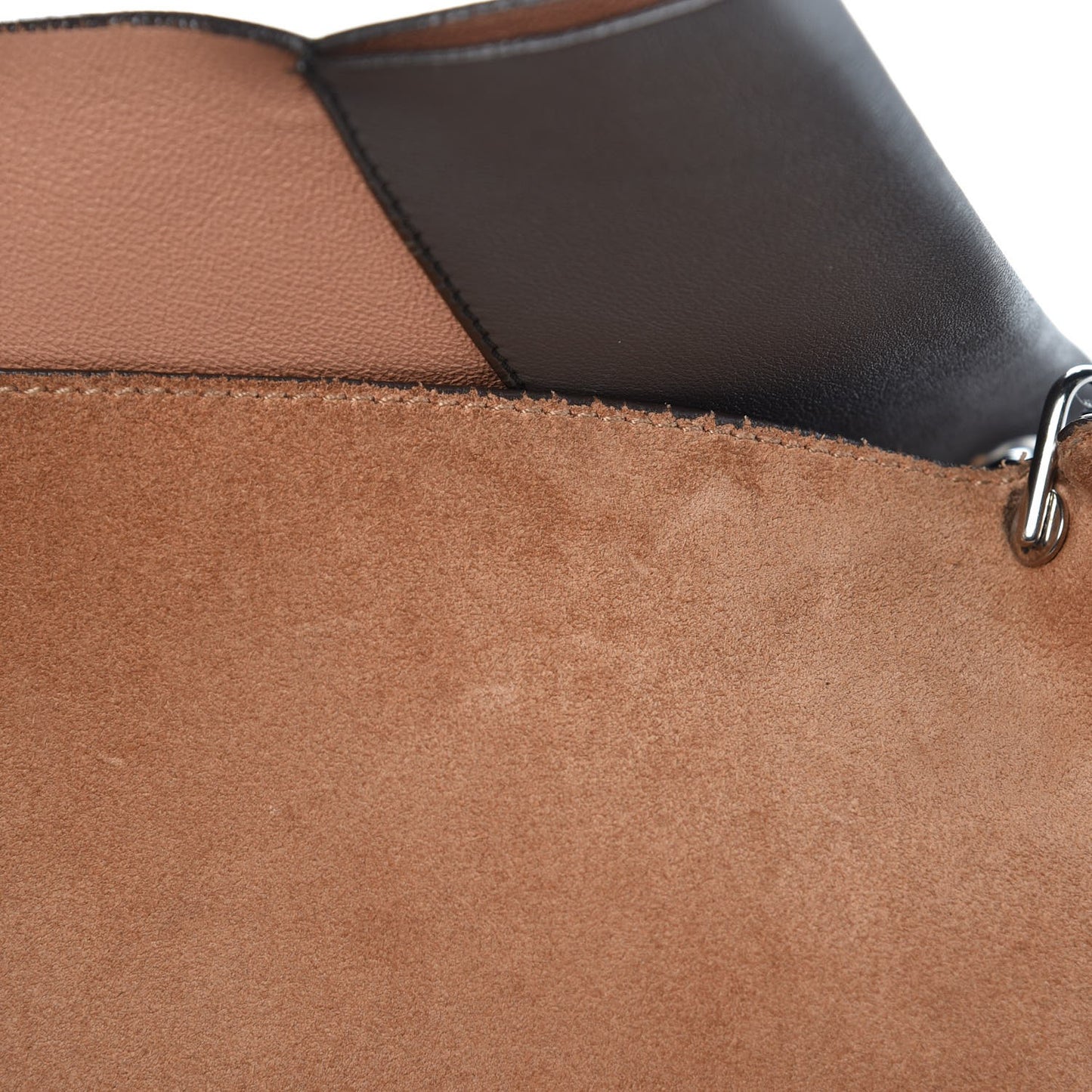 Calfskin Suede All Soft Shoulder Bag Taupe
