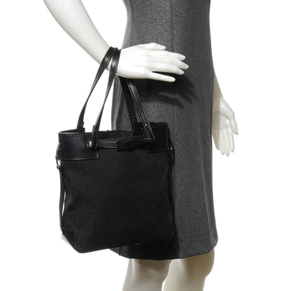 Gucci Monogram Small Bucket Tote Black 2 of 7