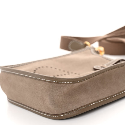 Hermes Veau Grizzly Taurillon Clemence Evelyne TPM Gris Caillou Etoupe 10 of 11