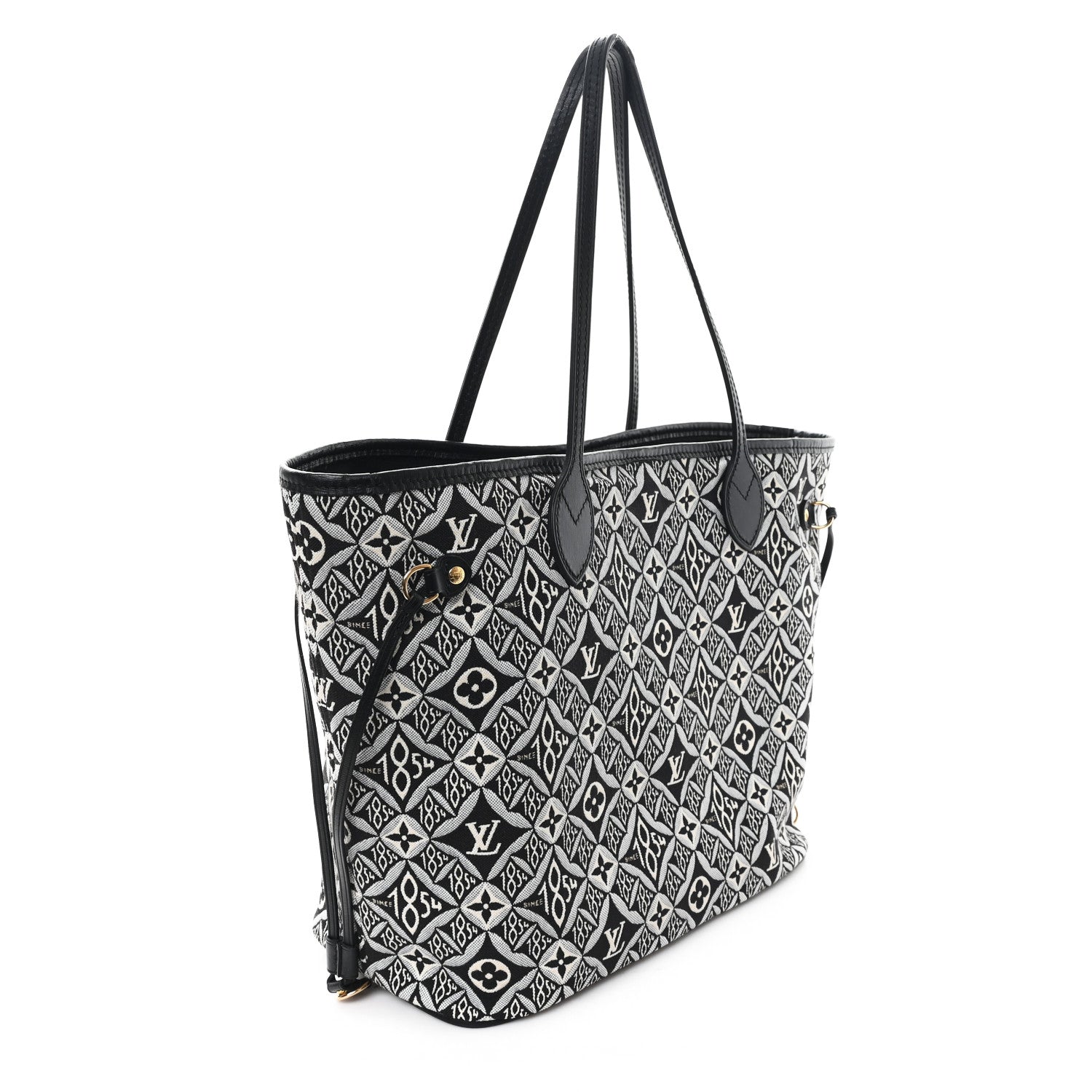 Louis Vuitton Jacquard Since 1854 Neverfull MM Grey 3 of 10