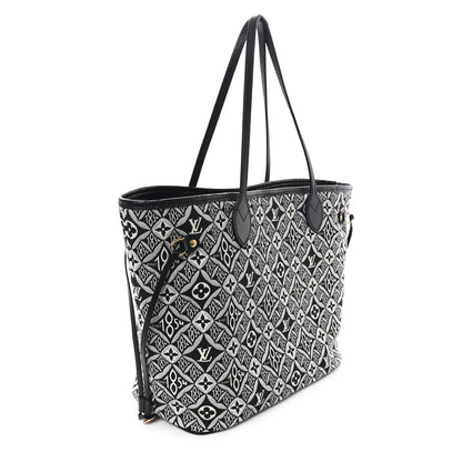 Louis Vuitton Jacquard Since 1854 Neverfull MM Grey 3 of 10