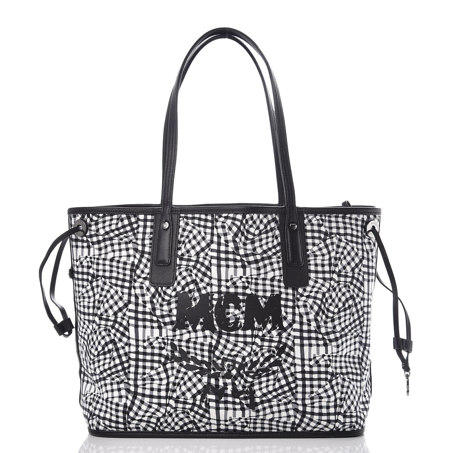 Visetos Medium Liz Reversible Shopper Tote Black